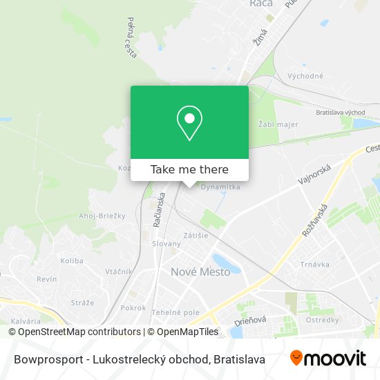 Bowprosport - Lukostrelecký obchod map