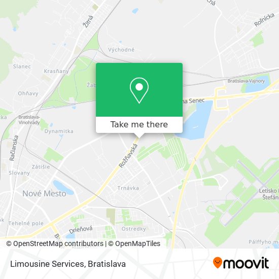 Limousine Services map