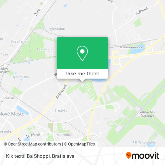 Kik textil Ba Shoppi map