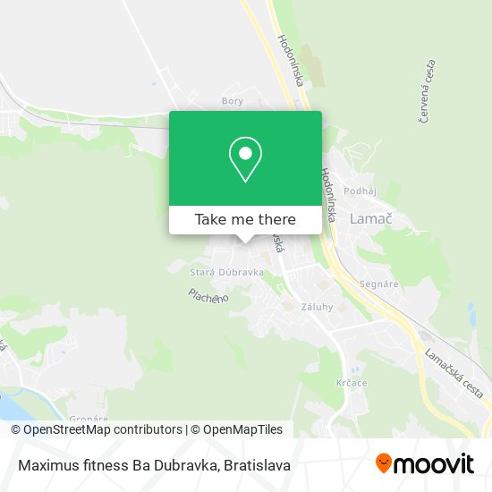 Maximus fitness Ba Dubravka map