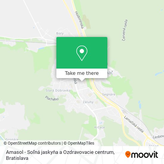 Amasol - Soľná jaskyňa a Ozdravovacie centrum map