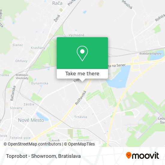 Toprobot - Showroom map