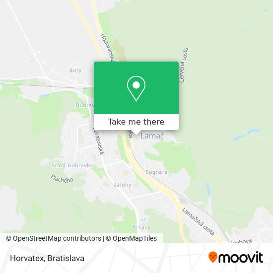 Horvatex map