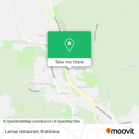 Lamas restaurant map