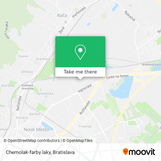 Chemolak-farby laky map