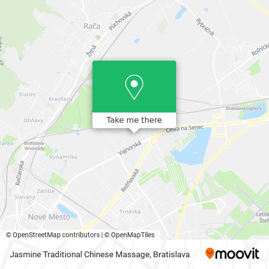 Jasmine Traditional Chinese Massage map