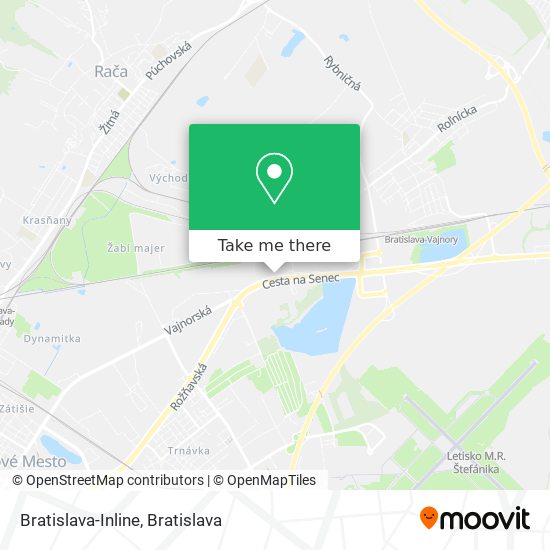 Bratislava-Inline map