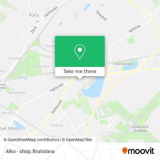 Alko - shop map