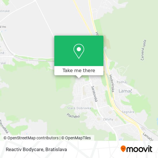 Reactiv Bodycare map