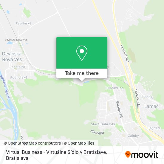 Virtual Business - Virtuálne Sídlo v Bratislave map