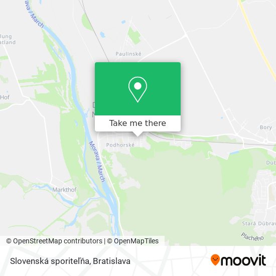 Slovenská sporiteľňa map