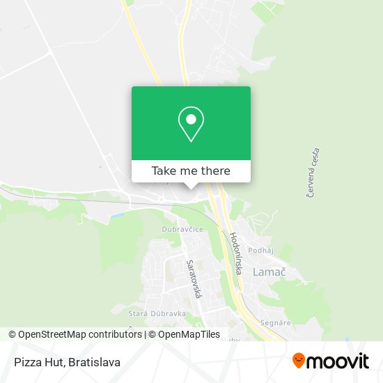 Pizza Hut map