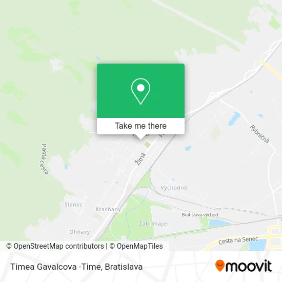 Timea Gavalcova -Time map