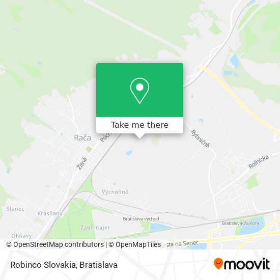 Robinco Slovakia map