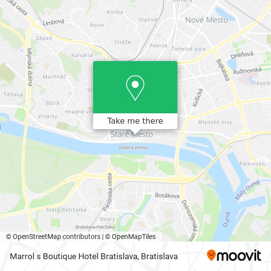 Marrol s Boutique Hotel Bratislava map