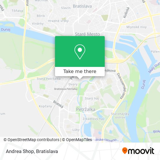 Andrea Shop map