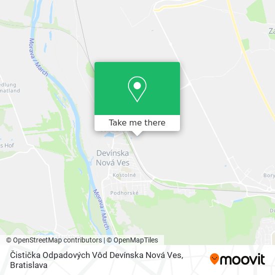 Čistička Odpadových Vôd Devínska Nová Ves map