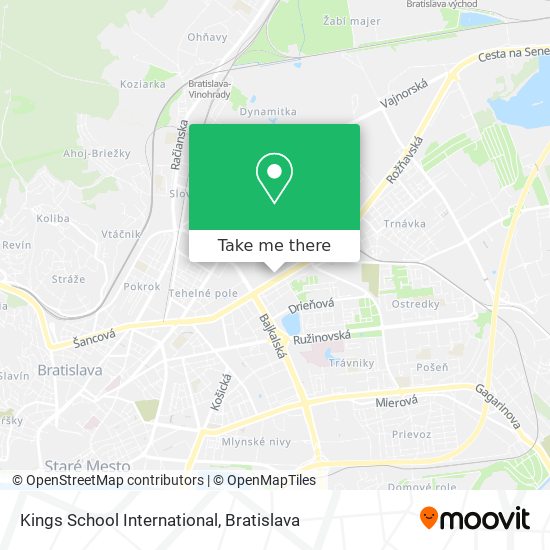 Kings School International map