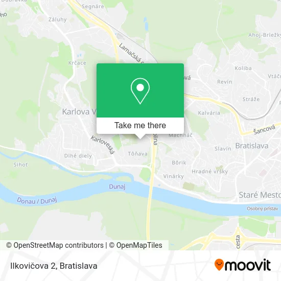 Ilkovičova 2 map