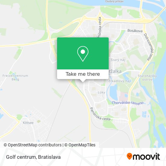 Golf centrum map