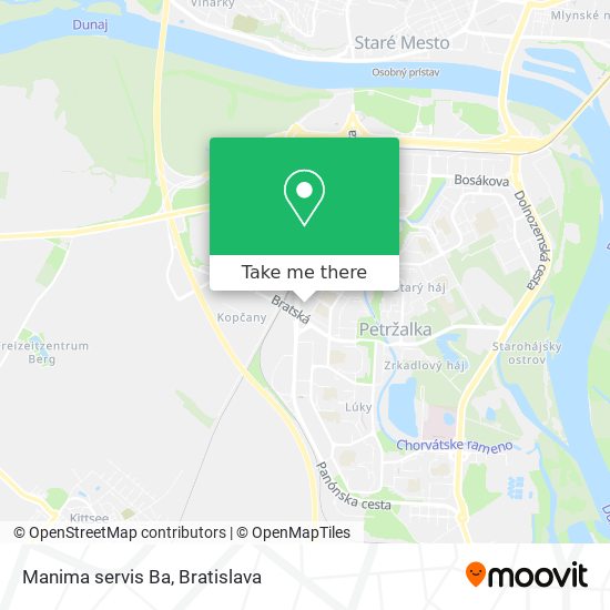 Manima servis Ba map