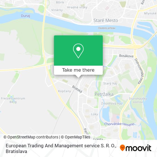 European Trading And Management service S. R. O. map