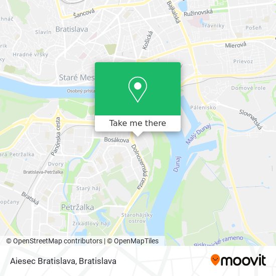 Aiesec Bratislava map