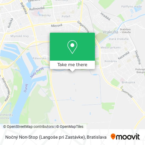 Nočný Non-Stop (Langoše pri Zastávke) map