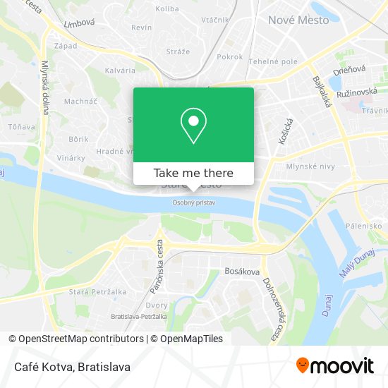 Café Kotva map