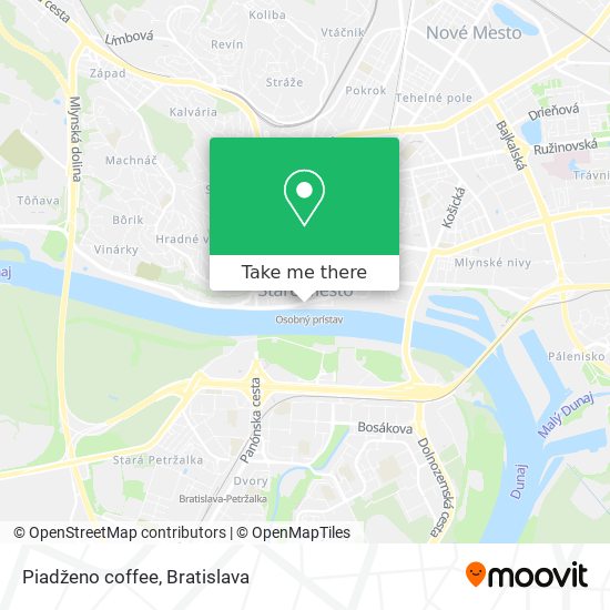 Piadženo coffee map