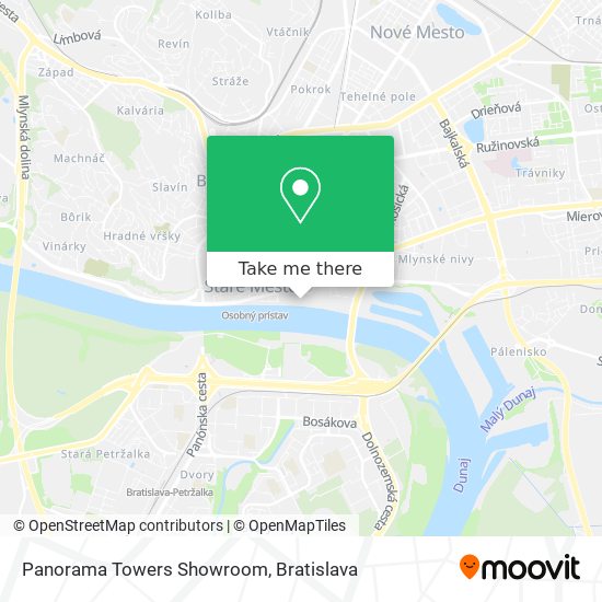 Panorama Towers Showroom map