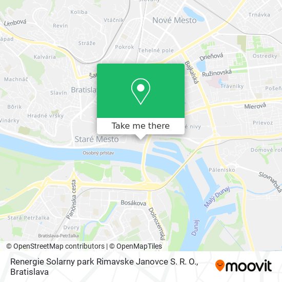 Renergie Solarny park Rimavske Janovce S. R. O. map