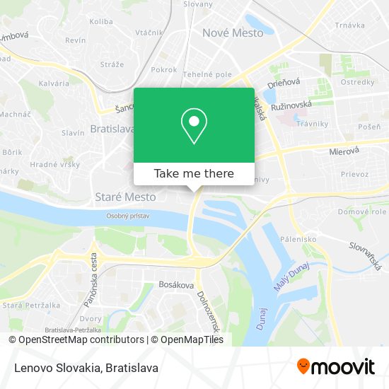 Lenovo Slovakia map