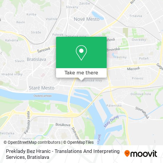 Preklady Bez Hraníc - Translations And Interpreting Services map