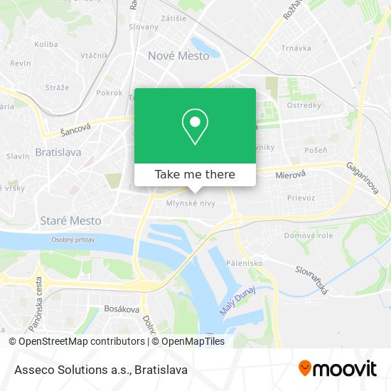 Asseco Solutions a.s. map