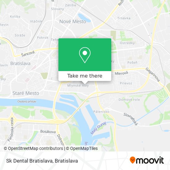 Sk Dental Bratislava map