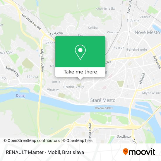 RENAULT Master - Mobil map