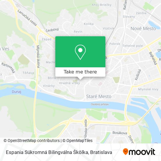 Espania Súkromná Bilingválna Škôlka map