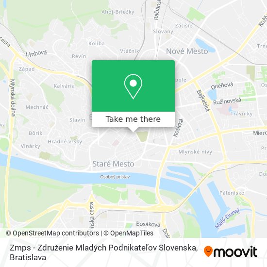 Zmps - Združenie Mladých Podnikateľov Slovenska map