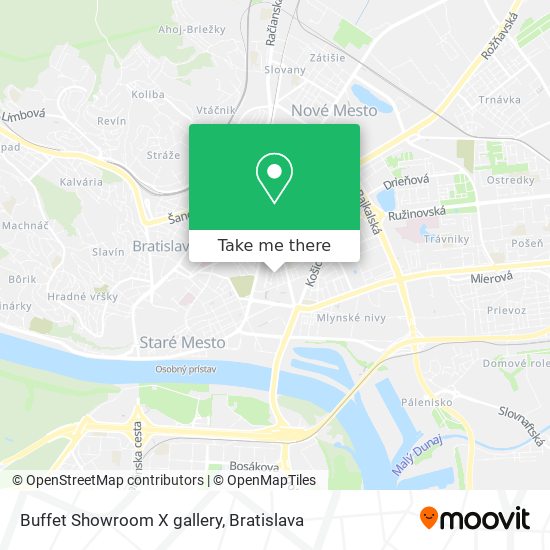 Buffet Showroom X gallery map