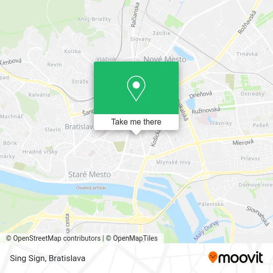 Sing Sign map