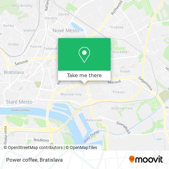 Power coffee map