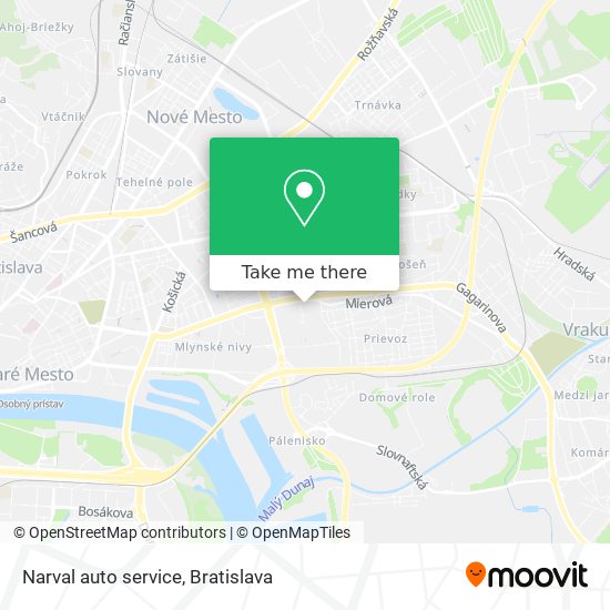 Narval auto service map