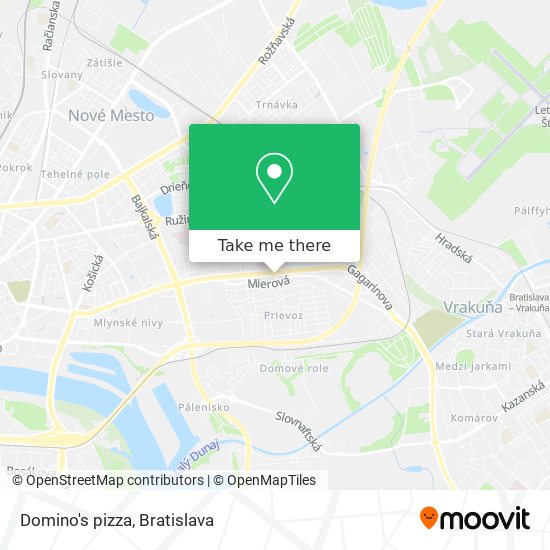 Domino's pizza map