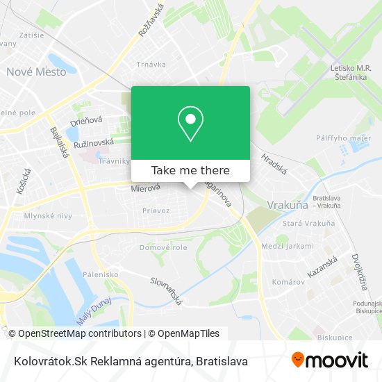 Kolovrátok.Sk Reklamná agentúra map