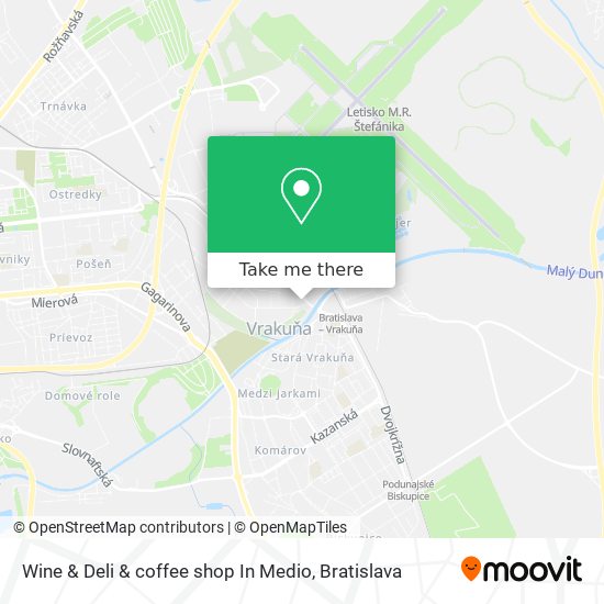 Wine & Deli & coffee shop In Medio map