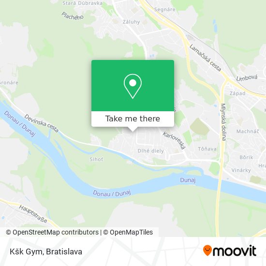 Kšk Gym map