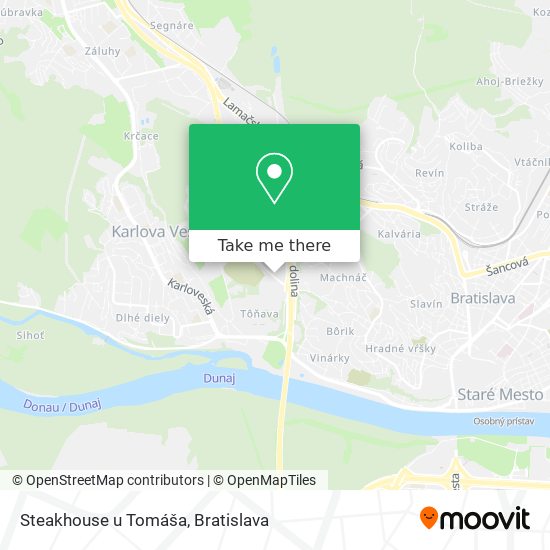 Steakhouse u Tomáša map