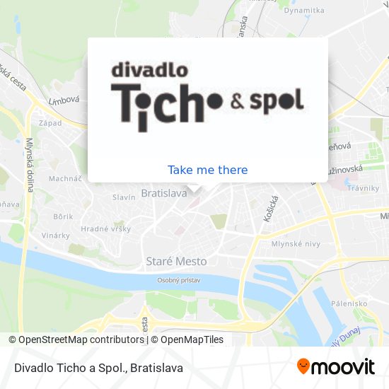 Divadlo Ticho a Spol. map