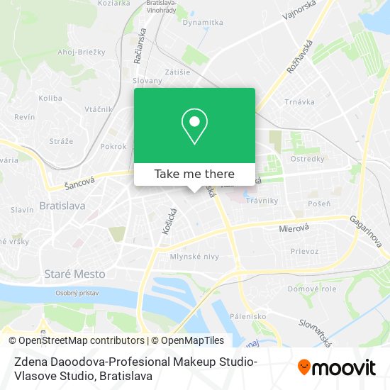 Zdena Daoodova-Profesional Makeup Studio-Vlasove Studio map